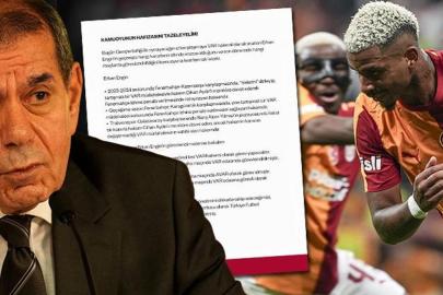 Galatasaray'dan Gençlerbirliği maçı öncesi hakem tepkisi: 'Sorumlu TFF'dir'