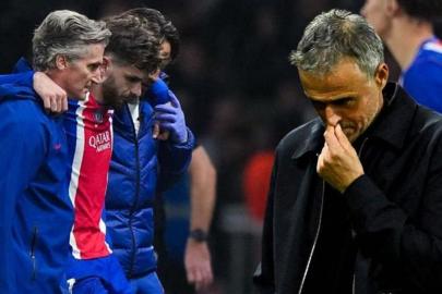 Galatasaray'ın rakibi PSG'de sakatlık şoku! Kvaratskhelia'dan kötü haber