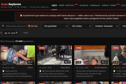 Gazze soykırımının belgelerini gösteren dijital veri tabanı: Binlerce görüntü ve veri Archive Genocide'da bir arada