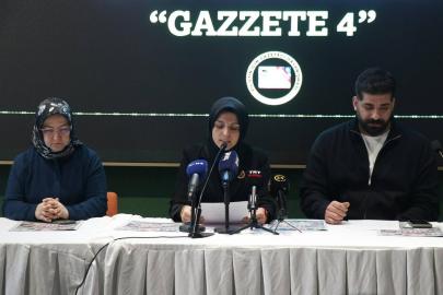 Gazze'de şehit edilen gazeteciler için hazırlanan "Gazzete"nin 4. sayısı tanıtıldı