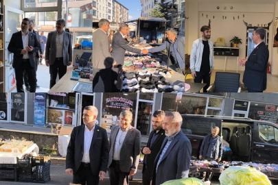 HÜDA PAR Bingöl İl Başkanlığı’ndan Saray Mahallesi esnafına ziyaret