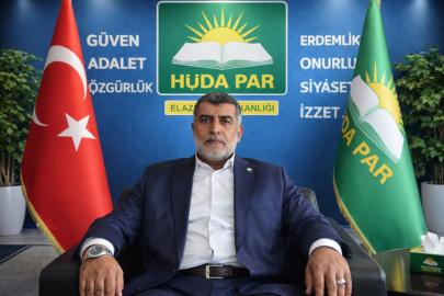 HÜDA PAR Elazığ İl Başkanı Suiçer: Biz ekran başında değil, çiftçimizin yanında siyaset yapıyoruz