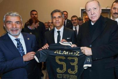 Iğdır FK'dan Cumhurbaşkanı Erdoğan'a anlamlı ziyaret