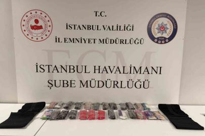 İstanbul Havalimanı'nda 8 kilo 250 gram metamfetamin bulundu