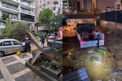 İstanbul’da yağış ve fırtına nedeniyle 1274 olaya müdahale edildi