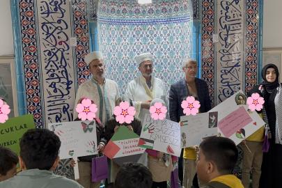 Konya’da ilkokul öğrencilerinden Gazze’ye destek