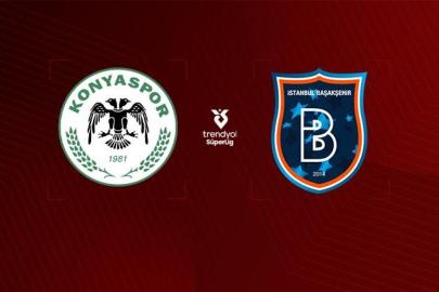 Konyaspor - Başakşehir maçı Canlı Anlatım - Konyaspor - Başakşehir maçı kadrosu, skoru ve istatistikleri