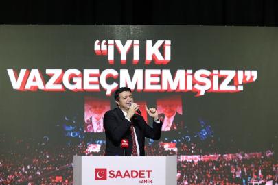 Saadet Lideri Arıkan İzmir'de Konuştu: “Geçmişten Aldığımız Emanetle, Geleceğe Yürüyoruz”