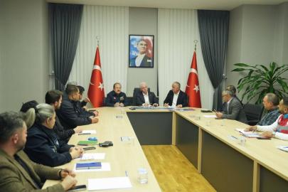Şile'de sel ve su baskınlarına karşı alınan tedbirler değerlendirildi