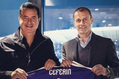 UEFA Başkanı Aleksander Ceferin'den Acun Ilıcalı'ya ziyaret
