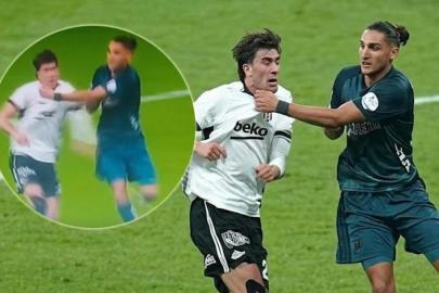 Vlahovic'e tokat; Beşiktaş kırmızı kart bekledi, VAR devam ettirdi