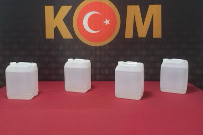 Yozgat’ta 20 litre etil alkol ele geçirildi