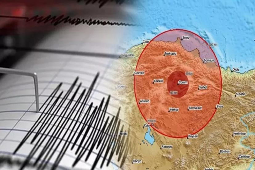 AFAD duyurdu: Çorum'da 4.4 büyüklüğünde deprem! Amasya, Samsun ve Tokat'tan da hissedildi