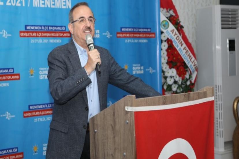 AK Parti İzmir İl Başkanı Kerem Ali Sürekli; 'Biz gelmedik kavga için, Gönüller yapmaya geldik'