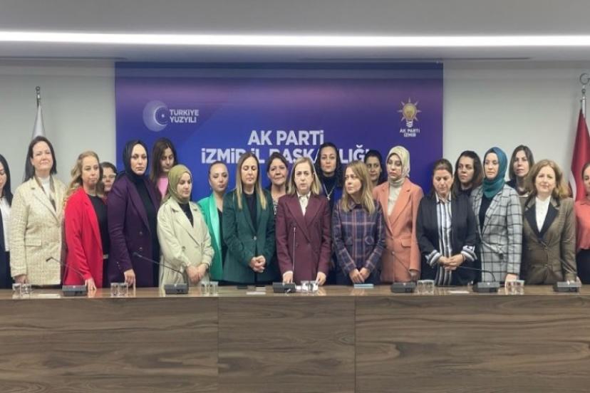 AK Parti İzmir Kadın Kolları’ndan 8 Mart Dünya Kadınlar günü açıklaması