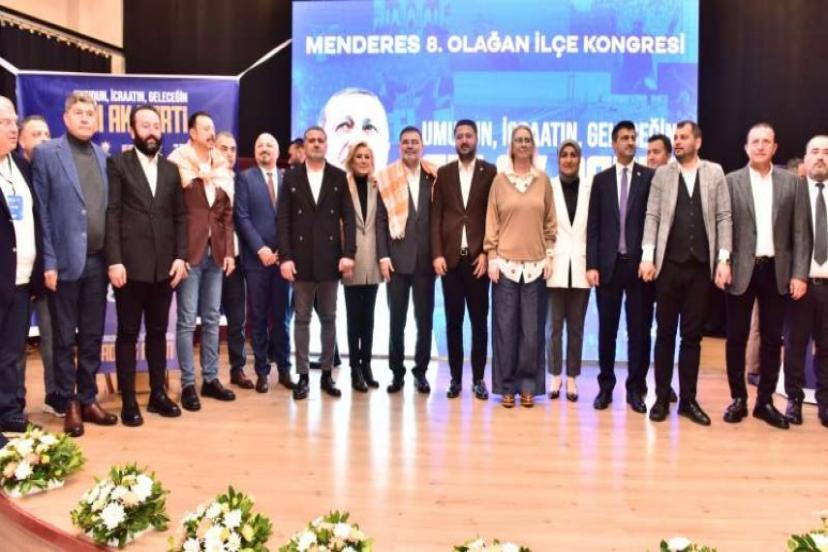 AK Parti Menderes Kongresi’nde, AK Parti İzmir’den art arda salvolar!