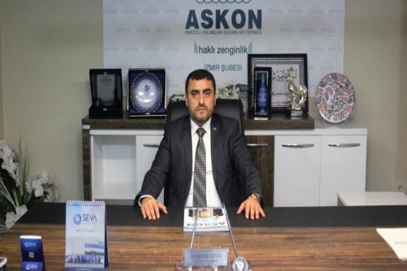 ASKON İzmir Şube Başkanı Göztepe'yi Tebrik Etti