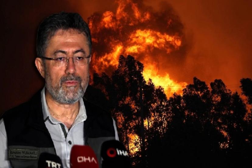 Bakan Yumaklı Açıkladı! Bazı Yan Türkiye Alev Alev Yanıyor: 