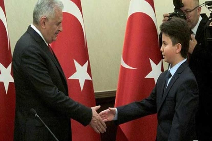 Başbakan Yıldırım: Çocuklara seslendi