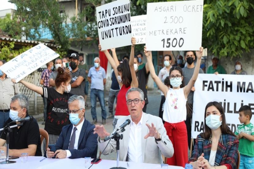 Başkan Arda: Yasa değişikliğiyle Sarnıç’ın tapu sorunu çözülür