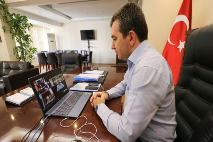 Başkan Koştu, Büyükşehir istişare toplantısına telekonferansla katıldı
