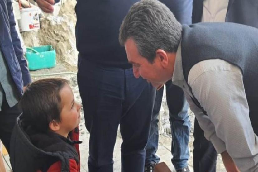 Başkan Koştu, deprem bölgesinde