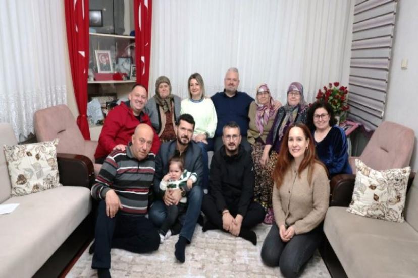 Başkan Pehlivan, orucunu şehit ailesiyle açtı