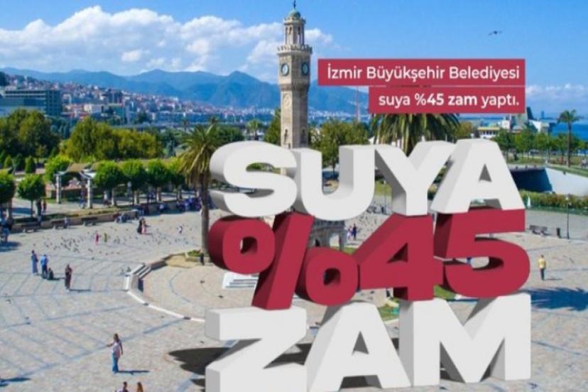 Başkan Saygılı’dan ‘suya zam’a tepki: 'Göz boyama indiriminin çok daha fazlası zam olarak faturalara yansıyacak’