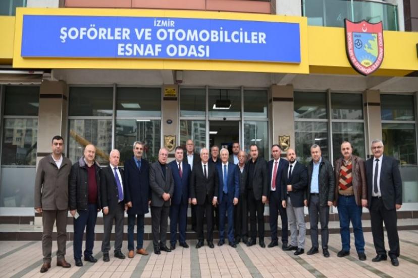 Başkan Selvitopu şoför esnafını ziyaret etti