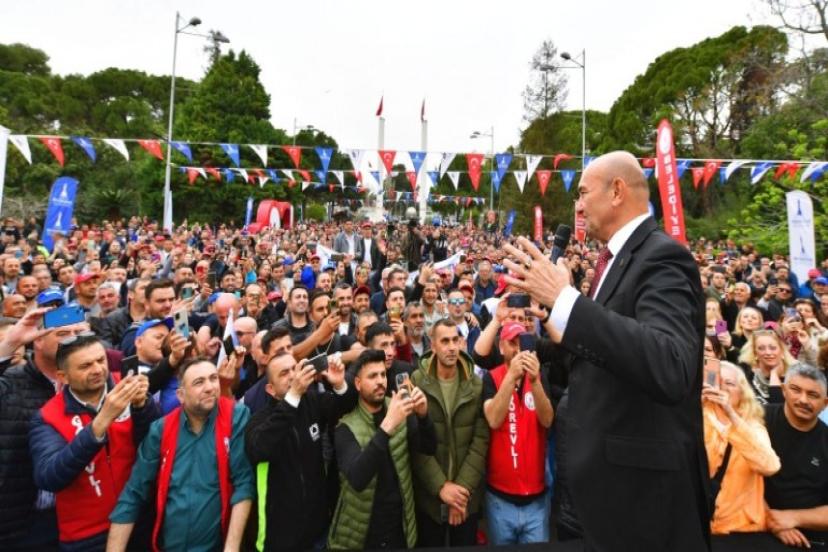 Başkan Soyer: 'Bu kavga da bitmez bu sevda da'