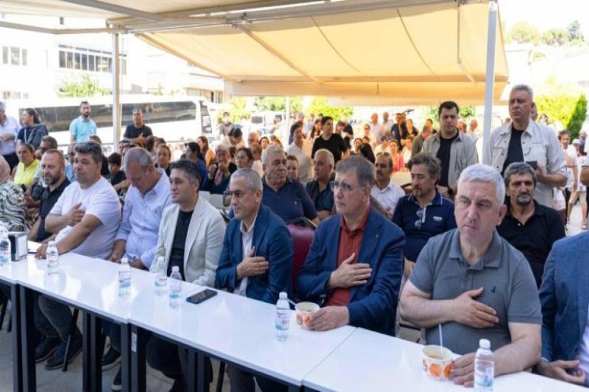 Başkan Tugay Aliağa’da aşure lokmasına ortak oldu