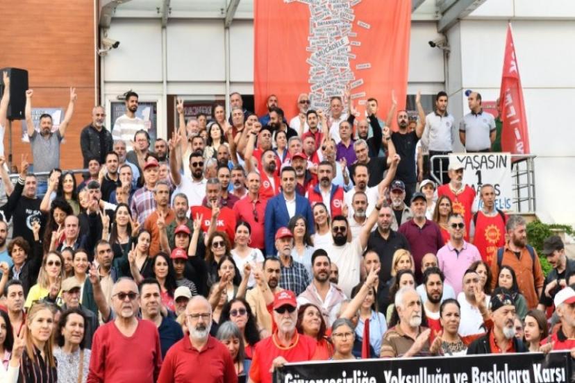 Başkan Yıldız; 'Mücadelemiz emeğin karşılığı için'