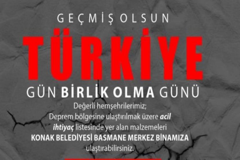 Batur: Geçmiş olsun Türkiye, gün birlik olma günü