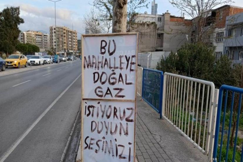 Bayraklı’da Doğalgaz Çığlığı