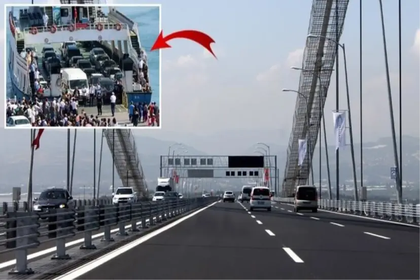 Bayram tatilinden dönenler köprü ücretlerinden dert yandı! Osmangazi'yi değil feribotu tercih ettiler