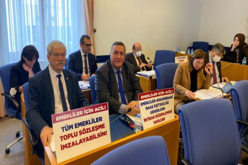 Beko: Emeklilerimize adaletli bir intibak yasası bu Meclis’ten mutlaka çıkmalıdır