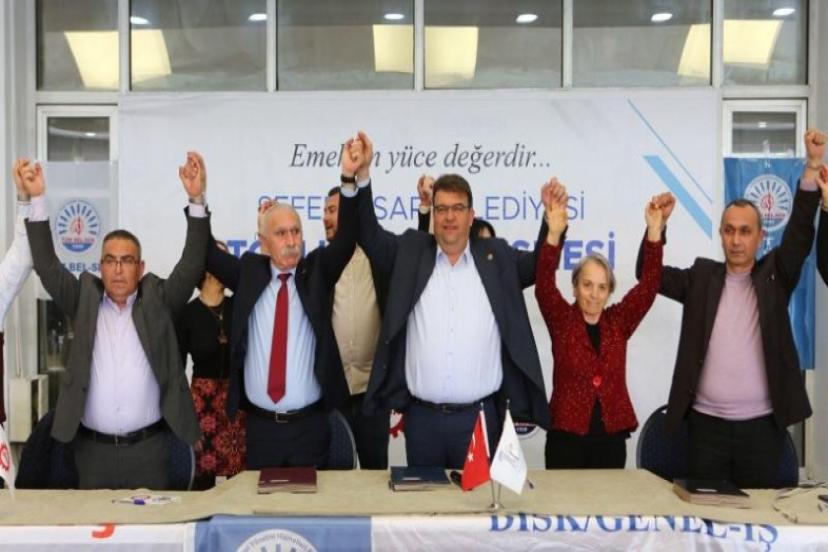 Belediyede tüm çalışanları kapsayan TİS imzalandı