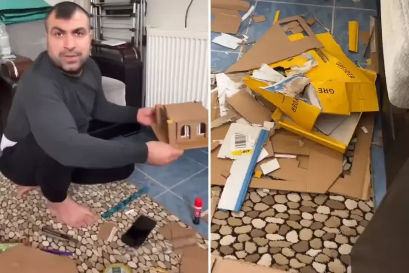 Bir baba, çocuğuna verilen proje ödevine isyan etti