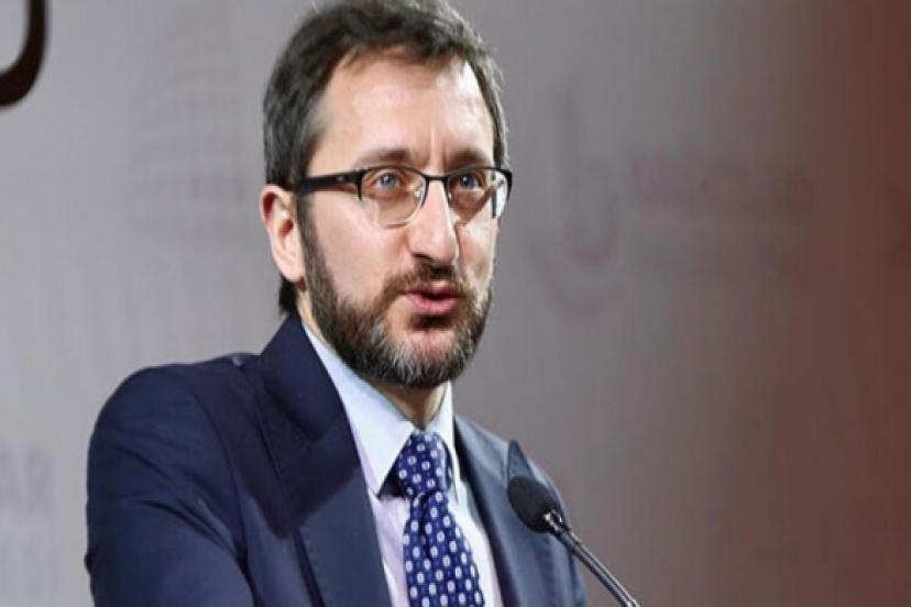 Bir tepki de Fahrettin Altun'dan geldi