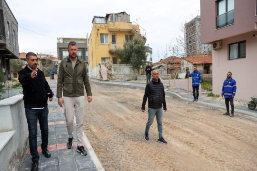 Buca’nın çehresi değişiyor  Buca sokaklarında yoğun mesai