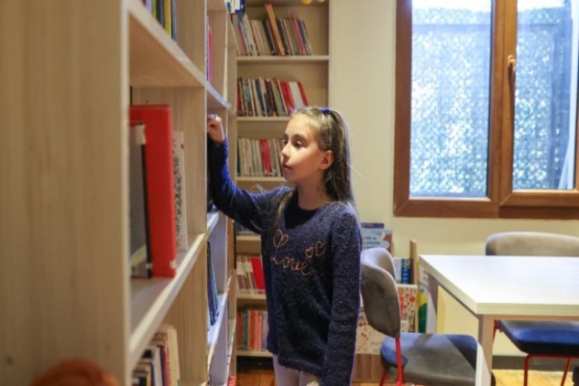 Buca’nın Cumhuriyet Kütüphanesi uğrak noktası oldu