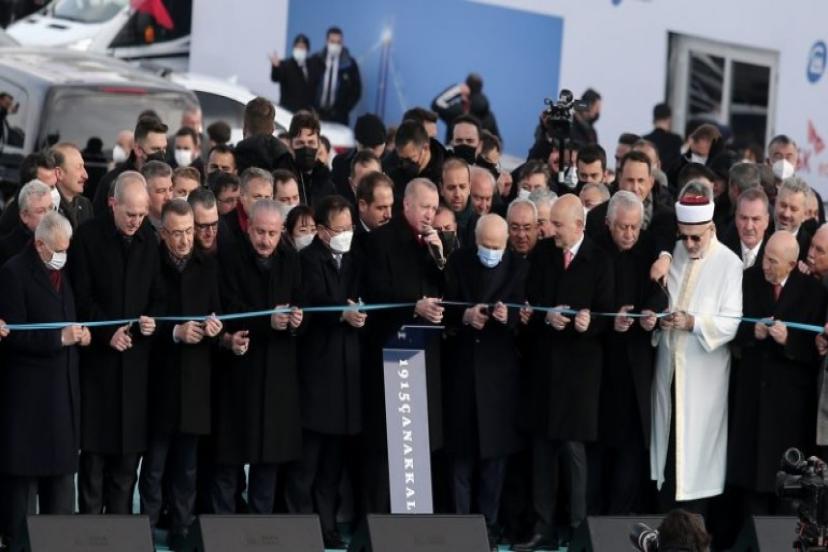 Çanakkale Köprüsü açıldı! Erdoğan: Yıllık 415 milyon euro kazanç sağlayacak