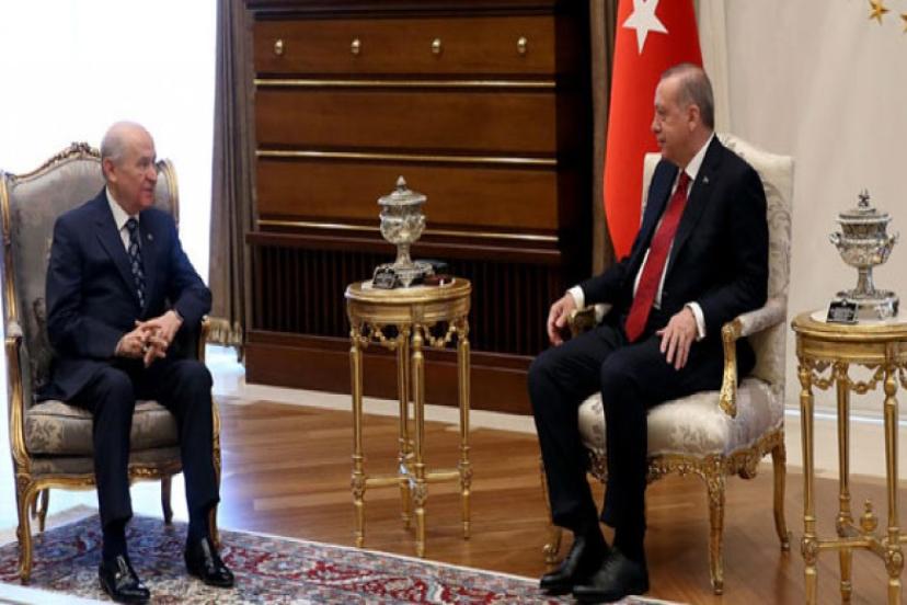 Erdoğan-Bahçeli Görüşmesi 1 Saat Sürdü, Anlaşma Tamam