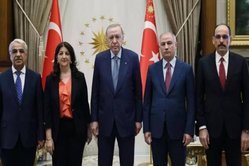 Cumhurbaşkanı Erdoğan DEM Parti heyetini kabul etti