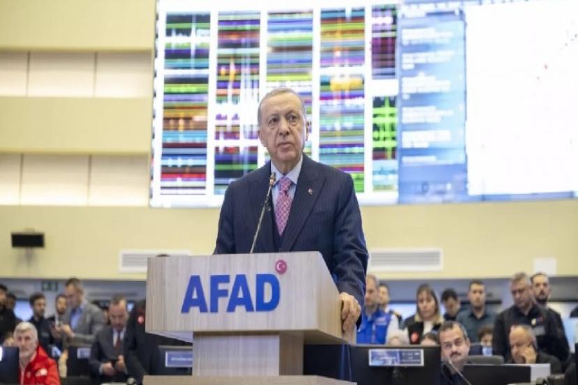 Cumhurbaşkanı Erdoğan: Son bir asırdaki ikinci en büyük felaket!