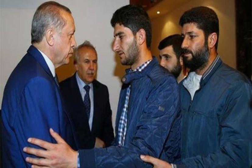 Cumhurbaşkanı o acılı babayla görüştü