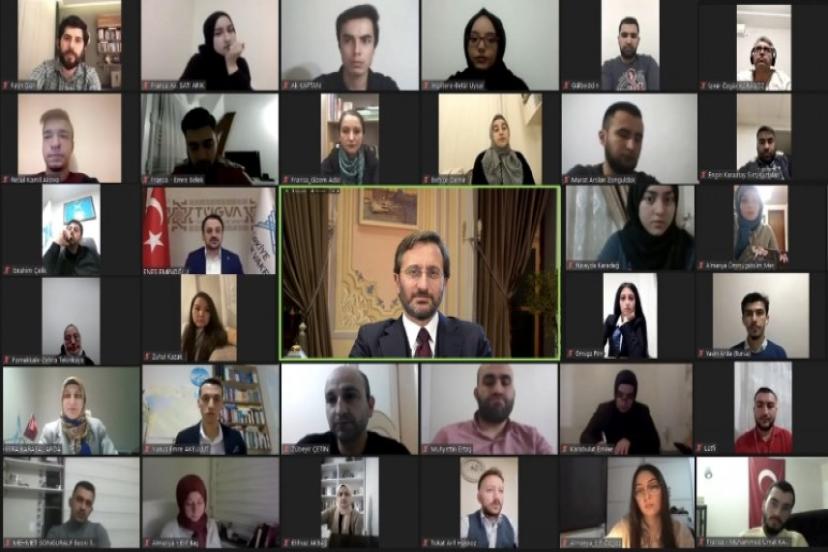 Cumhurbaşkanlığı İletişim Başkanı Fahrettin Altun, Avrupa’daki Türk gençlerle buluştu