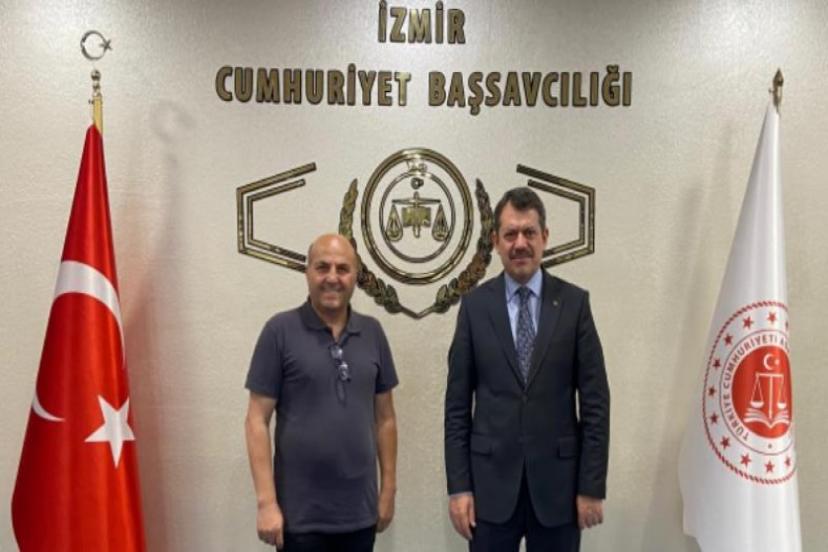 Egelobisi.com Haber Sitesinden İzmir Cumhuriyet Başsavcısı Ali Yeldan'a Ziyaret