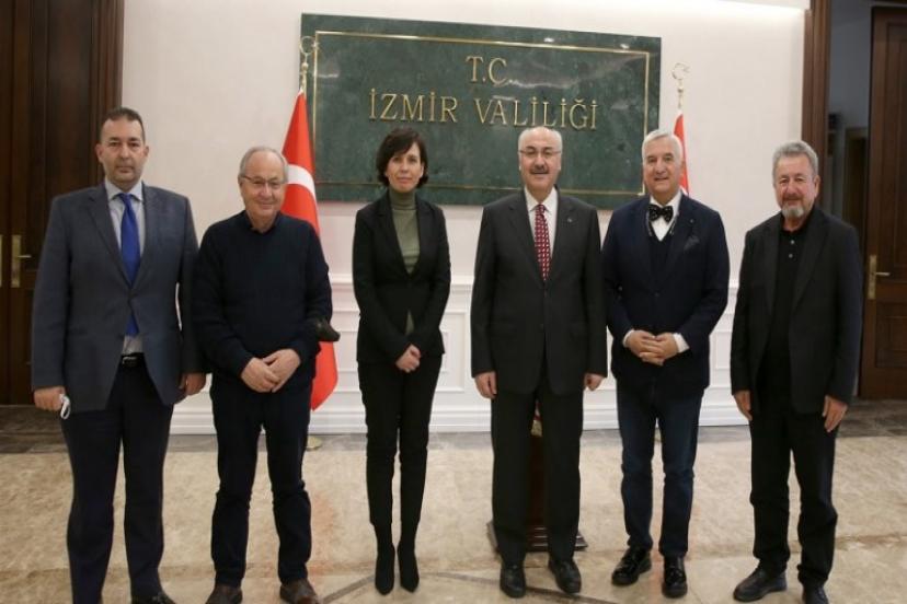 ETİK heyeti Vali Köşger'i ziyaret etti