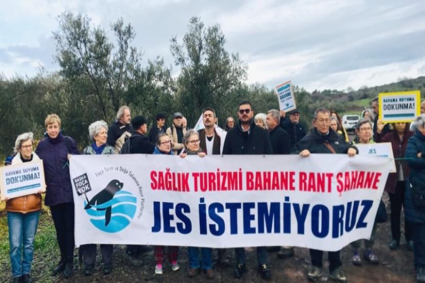 Foçalılar, Termal Turizm Sondajına Karşı Tek Yürek!